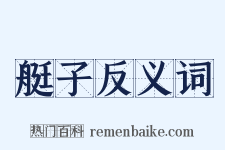 艇子反义词是什么意思的图片